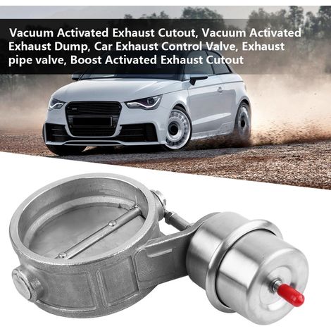 3-Zoll-Abgasregelventil für Kraftfahrzeuge, Vakuum-Überdruckventil, geschlossene Ausführung, Abgasabsperrventil-Kit (1/5)