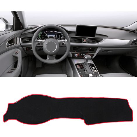 Protecteur de tableau de bord Tapis de tableau Dashboard Cover Fit A6 2011 Polyester noir UV (1/4)