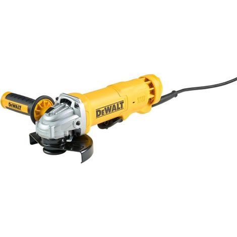 Meuleuse Ø 125 mm 1400W interrupteur palette filaire vitesse à vide 11500 tr/min coffret carter de protection sans outil poignée latérale anti-vibrations et multi-positions flasque intérieur/extérieur (1/4)