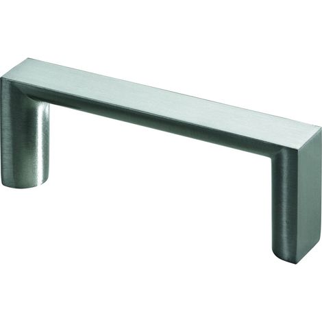 Hettich Möbelgriff Zinkdruckguss silber 12,0 x 72,5 x 26,5 mm - 1 Stück Filzgleiter & Möbelgriffe
