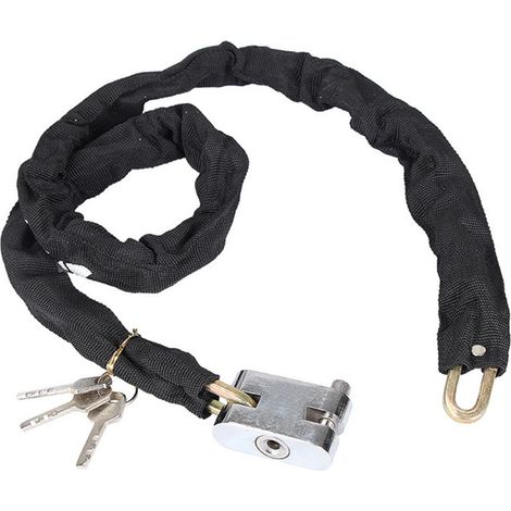 Cadenas antivol renforcé pour VTT avec 3 clés et chaîne renforcée (1/2)