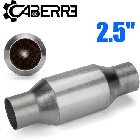 Convertidor catalítico de tres vías Diámetro 2.25'' Diámetro 11'' Longitud 4'' Diámetro central Redondo Convertidor catalítico de rendimiento de protección térmica universal (1/5)