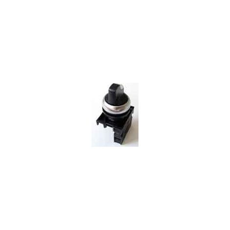 Interruptor de 2 posiciones, perilla de 22 mm, negro, 1Z, antirretorno, M22-WRK/K10 216518