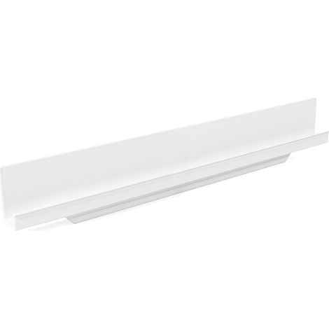 tirador de aluminio para embutir jey. blanco mate. longitud 147-3000mm - viefe largo long. 1197mm.