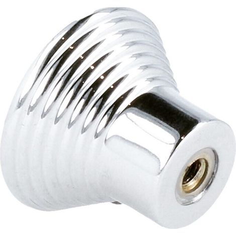 Möbelknopf Schrankknopf Knopf Türgriff Schubladenknopf Chrom glänzend ø 30mm (1/3)
