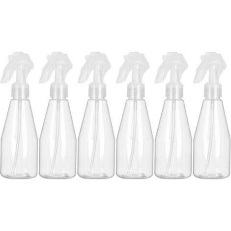 Six flacons pulvérisateurs en plastique vides de 200 ml pour la désinfection, le jardinage et le nettoyage