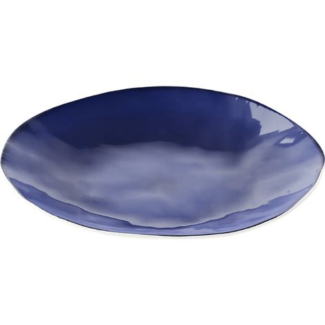 PIATTO PIANO "RIVIERA" BLU
