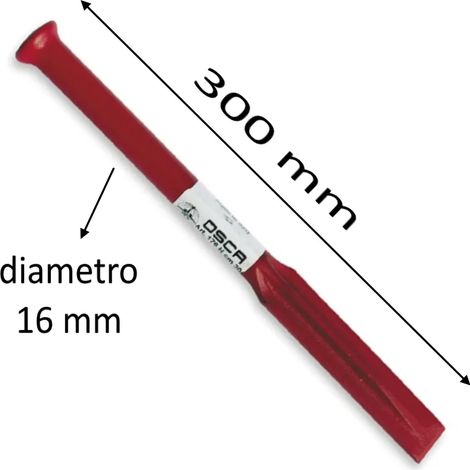 SCALPELLO PER MURO PIATTO MM 300 USO MURATORI