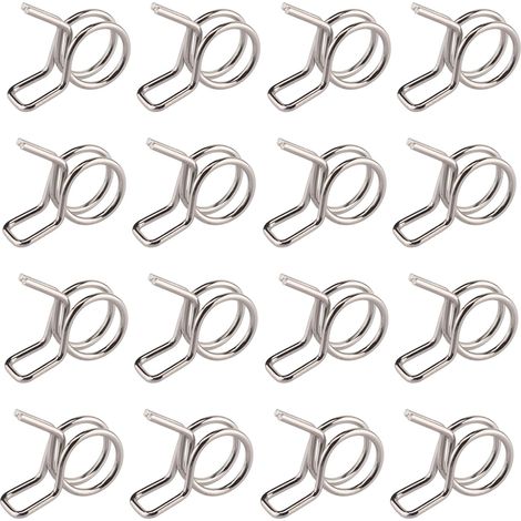 Abrazadera Para Tubo De Riego - 1/4 Pulgada - Acero Inoxidable - Estanqueidad En Conexiones Gotero - Pack De 100 Unidades (1/5)