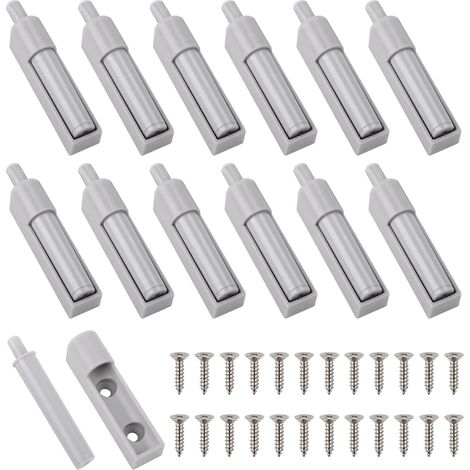 Amortisseur Porte Lot De 12, Ralentisseur De Porte Pour Meubles De Cuisine, Placards à Monter Pour Fermeture Amortie (1/5)