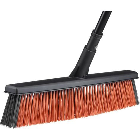 Balai multiusage livré sans manche avec poils PowerClean, Largeur : 47 cm, L, Plastique, Noir, Solid, 1025931 (1/5)