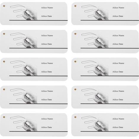 10 pochoirs à sourcils réutilisables/ensemble, cartes d'entraînement au maquillage pour tatouage des sourcils, cartes d'entraînement pour les sourcils (1/5)