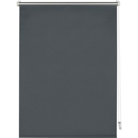 Deco Company, Tenda a Rullo Termica, Con Rivestimento Termico, Montaggio a Incastro, Altamente Riflettente, Risparmio Energetico, Oscurante, Materiale di Montaggio Incluso, Antracite, 95 x 150 cm (1/4)