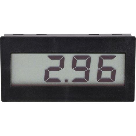 VOLTCRAFT DVM 310 Digitales Einbaumessgerät ±199.9 mV (beliebig erweiterbar durch Vorschalten von Wi (1/3)