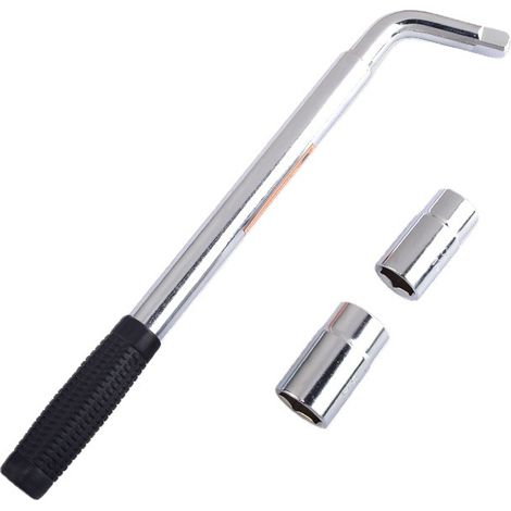 Llave telescópica para extracción de ruedas de 17, 19, 21 y 23 mm, extractor de pernos antirrobo universal.