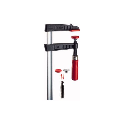 Bessey morsetto a ghisa malleabile 200 x 60 mm TG20B6