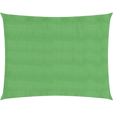 Voile d'ombrage 160 g-m² Vert clair 4x5 m PEHD (1/5)