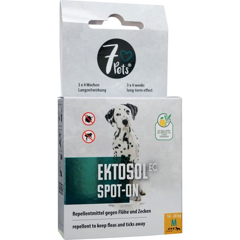 7Pets Ektosol EC Spot-On für Hunde, M - 3x 2,2 ml (1/2)