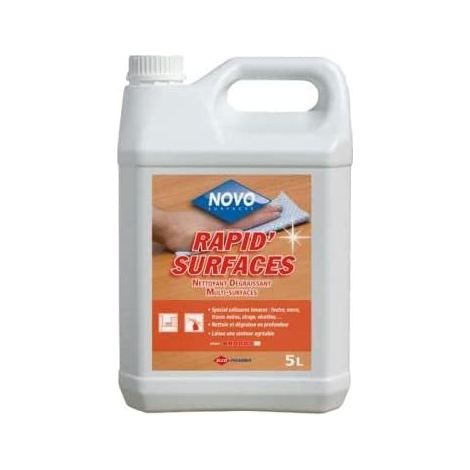 Le Plus De L'Entretien – Nettoyant dégraissant parfumé 5L – Pour surfaces variées – Efficacité optimale – Parfum agréable
