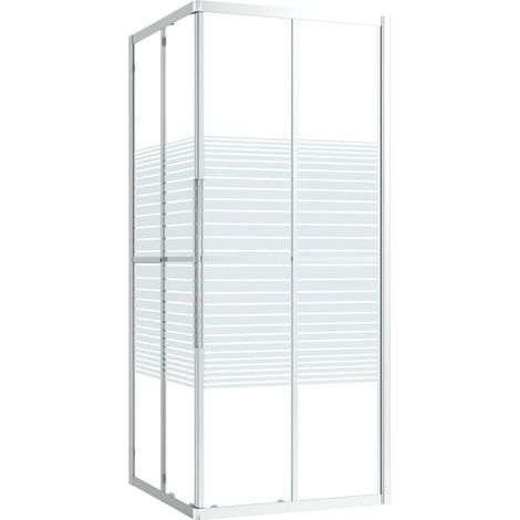 vidaXL Duschkabine ESG 80x80x180 cm
