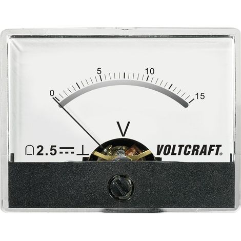 VOLTCRAFT AM-60X46/15V/DC AM-60X46/15V/DC Einbau-Messgerät AM-60X46/15V/DC 15 V Drehspule
