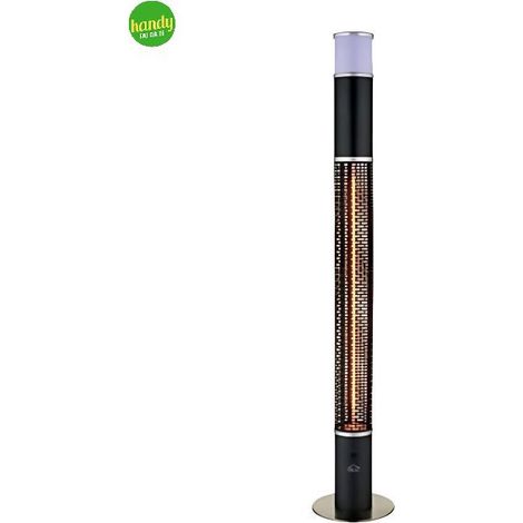 DCG Eltronic SA9321 Termoventilatore al Carbonio Waterproof Luci Led e Cassa Bluetooth 2000W (1/2)