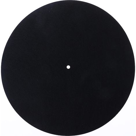 Les tapis de plateau en feutre de 3 mm d'épaisseur améliorent la clarté du son des disques vinyles LP. (1/5)