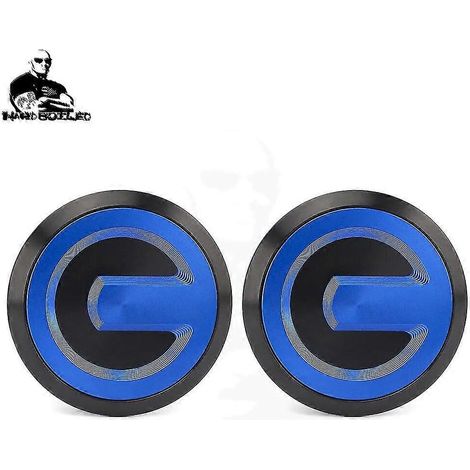 Rahmenlochkappen-Set für BMW R1200GS LC R1200 GS Adventure LC 2013–2022 R 1200 GS Dekor-Zubehör – OHNE LOGO, BLAU, 2 Stück