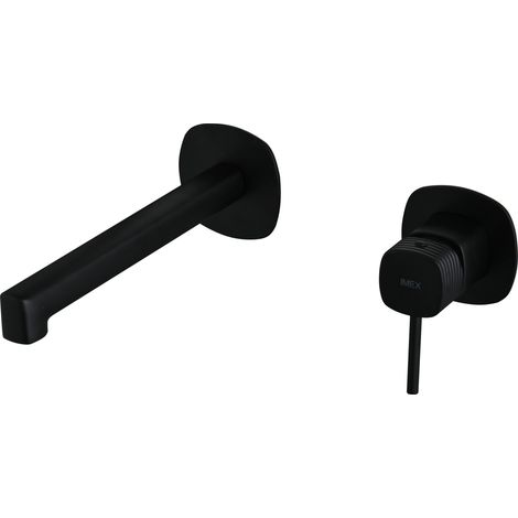 Miscelatore lavabo incasso Firenze finitura nero opaco [ IMEX® ]