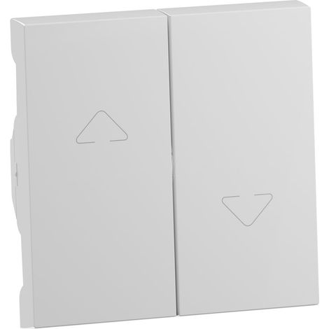 Legrand Wippe SEANO für Rollladen-/Jalousieschalter, 55,6x56x8,2mm, Thermoplast, Ultraweiß, 765147 (1/2)