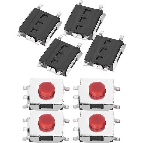 200 Stück taktile Drucktaster für elektronische Produkte, berührungsempfindliche Patches, 6 x 6 x 3,1 mm (1/5)