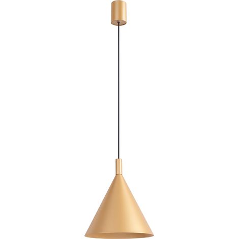 Pendelleuchten Nox gold 1xE27 24.5cm Stahl Sollux (1/5)