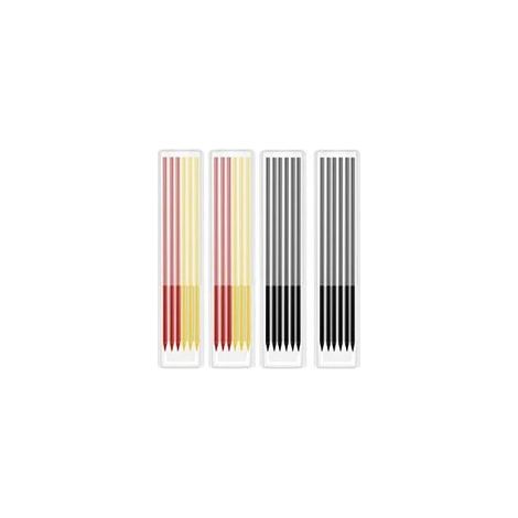 Set de Crayon de Charpentier Solide, 24 Crayons de Menuisier, 2.8mm Trou Profond Outil de Marquage Porte-Mine, Crayon Mécanique à Long Nez pour Dessin Faire Scribering Travail du Bois H763