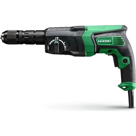 Taladro percutor Hikoki 830W / 3.2J DH26PMC WSZ 3-F + portabrocas de 13 mm, maletín (1/4)