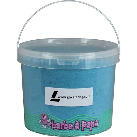 Sucre pour barbe à papa goût vanille - 5 kg - Fabriqué en France