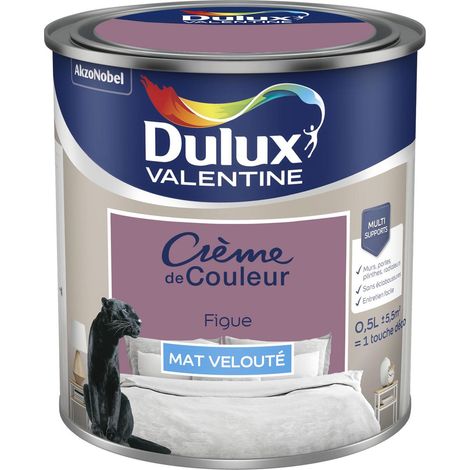 [PROMO] Peinture Crème De Couleur Mat Figue 0,5 L - Dulux Valentine