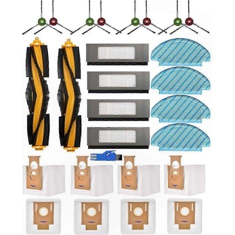 Kit accessoire robot aspirateur pour modèles N10+, N8+, T8+, T9+ - pièces de rechange compatibles, ensemble de nettoyage multifonction, idéal pour entretien domestique, pack complet de remplacement, c (1/5)
