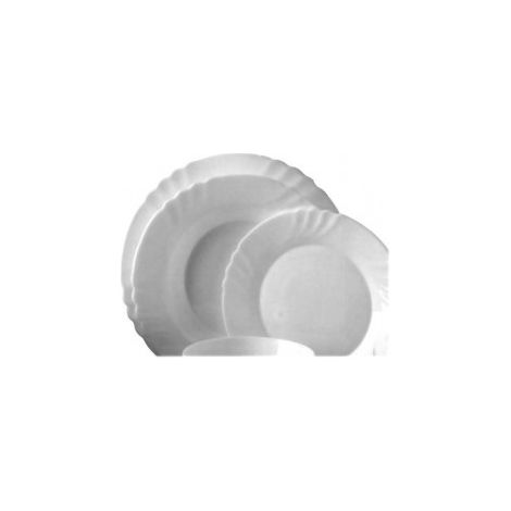 (6 u.) PLATO HONDO TRIANON BLANCO
