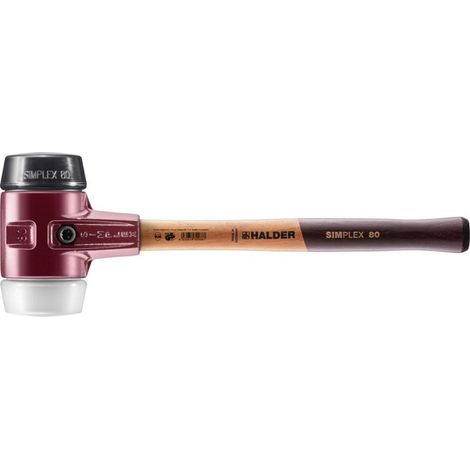 Halder SIMPLEX 3027.080 Schonhammer ergonomischer Griff, mittelhart 2770 g 490 mm 1 St.