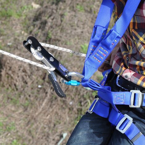 Kletterabseilgerät mit Selbstbremse, Stoppseilklemme, Greifer, Rettungskletterzubehör (1/5)