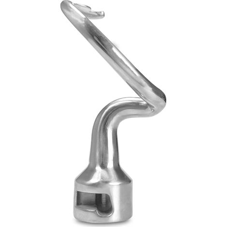 Crochet pétrisseur K45DH 4,5/5 QT en acier inoxydable, accessoire de rechange pour robot de cuisine vertical. (1/5)