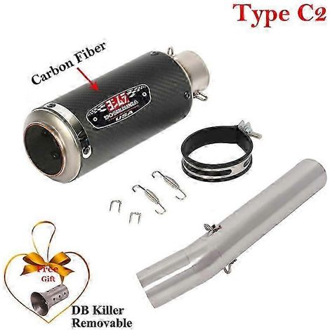 Pot d'échappement pour moto, silencieux DB Killer pour Honda CB1300 2003-2015, Yamaha FZS 600 Fazer 1998-2003 (Type C2) (1/5)