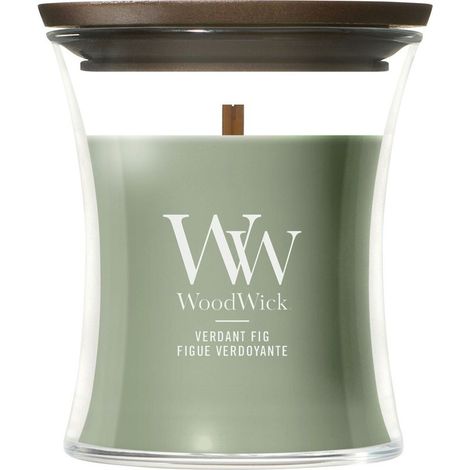 Mini Candela a Clessidra Verdant Fig 85g Verde Woodwick