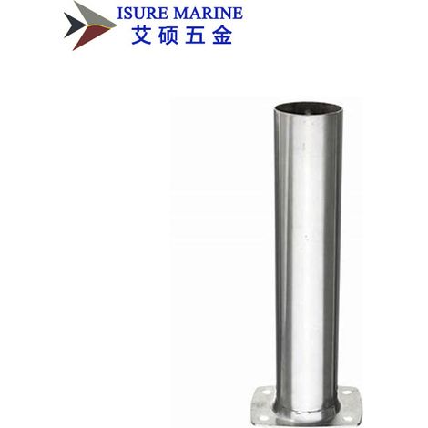 Fishing rod holder made of 304 stainless steel, square base, 15°, 30° and 90° angles, boat accessory, 90° stainless steel