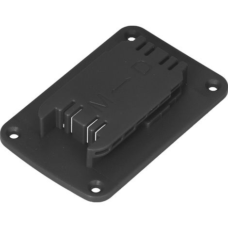 5-teiliges Werkzeughalter-Set mit Akkubefestigung und Aufbewahrungsgestell für Milwaukee Elektrowerkzeuge, Schwarz (1/5)