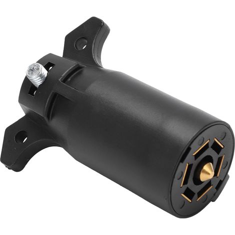 Connecteur 7 voies étanche robuste pour camping-car remorque, prise américaine 12V, adaptateur universel imperméable, usage extérieur véhicule (1/5)