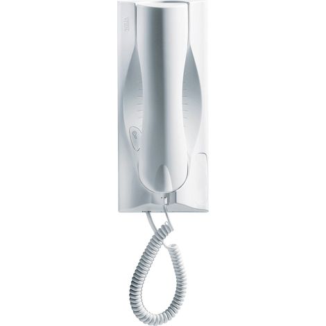 Urmet – Poste audio Atlantico 5 fils pour interphone – Alimentation 5 fils – Fixation murale – Combiné avec haut-parleur et sonnerie (1/3)