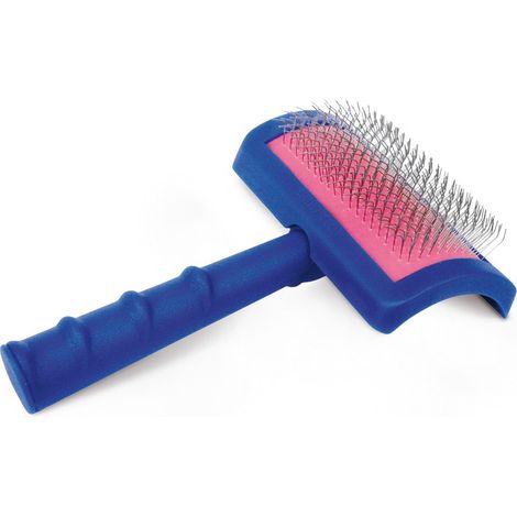 Moyen (Modèle 21): Tuffer than Tangles carde pratique et ergonomique à petits embouts pour chiens et chats