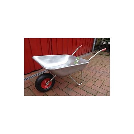Gartenschubkarre verzinkt 80 L mit TÜV/GS, max. 100 KG