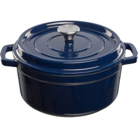CASSERUOLA IN GHISA SMALTATA 3.5 LT BLU, CASA, CUCINA, PENTOLAME (1/3)